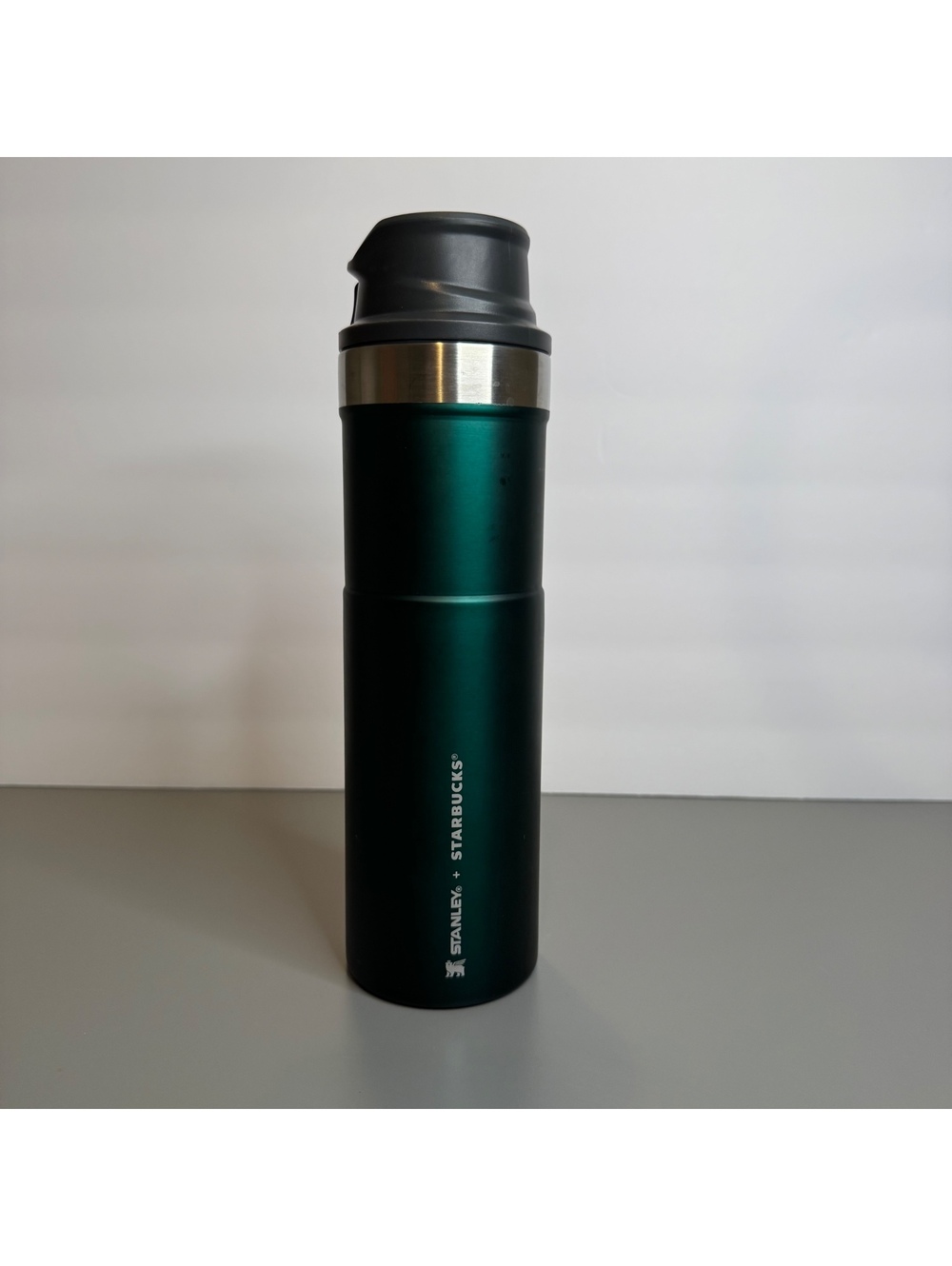 Rare Starbucks Stanley Collab Push-Button Travel Mug 20 oz